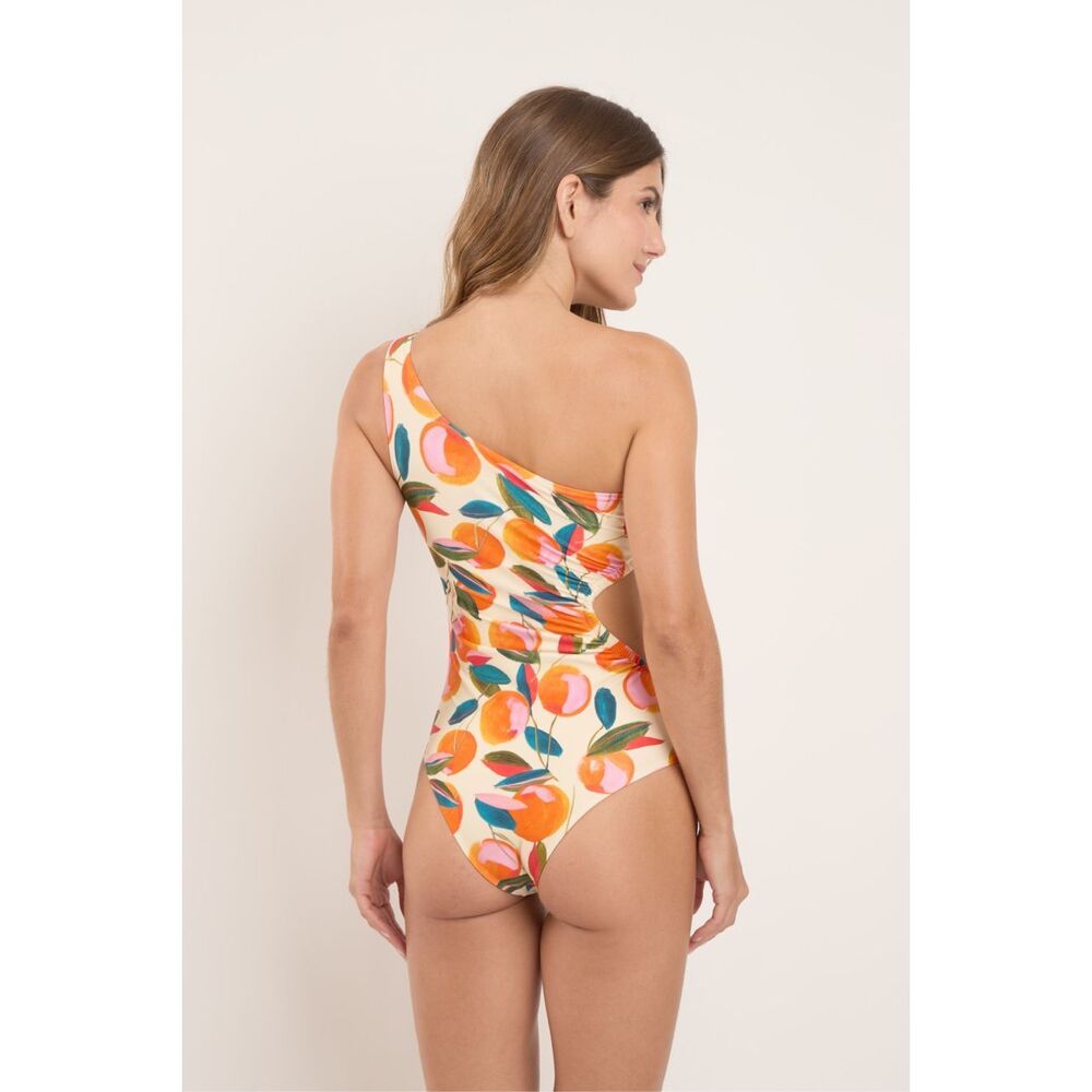 Rio de Sol Picnic Maeve One piece swimsuits-Asymmetrical-Seamless size S NWT - Picture 3 of 8